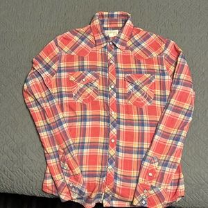 True religion snap button shirt